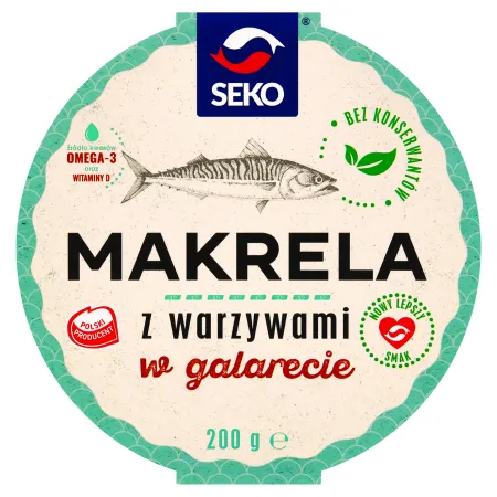 Makrela z warzywami w galarecie